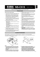 Yamaha NSC-515-Owners-Manual 